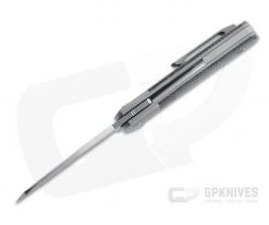 Pena Knives X Series KICKSTOP Flipper Apache Black Canvas Micarta Folding Knife -EDC (Every Day Carry) Shop kfa kcm 3