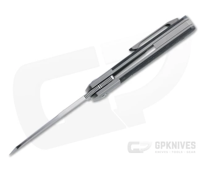 Pena Knives X Series KICKSTOP Flipper Apache Marbled Carbon Fiber Folding Knife 5 Pena Knives X Series KICKSTOP Flipper Apache Marbled Carbon Fiber Folding Knife - Image 3