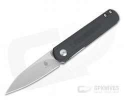 Kizer Feist Lundquist Stonewashed S35VN Carbon Fiber Liner Lock Front Flipper KI3499C2