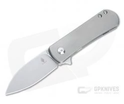 Kizer Yorkie Laconico Stonewashed S35VN Titanium Frame Lock Flipper KI3525A3