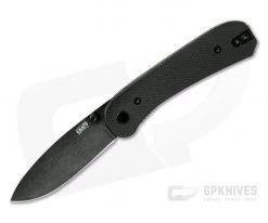 Knafs Lander EDC Black Stonewashed D2 Black G10 Fast Swap Scale Folder