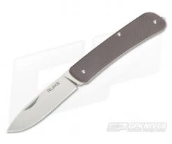 RUIKE L11-N Criterion Collection Series 12c27 Slip Joint Brown G10