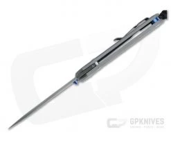 Chris Reeve Large Sebenza 31 Boomerang Damascus Blasted Titanium Folder 006 -EDC (Every Day Carry) Shop l31 1002 006 3