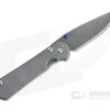 Chris Reeve Large Sebenza 31 Left Hand Raindrop Damascus Blasted Titanium Folder -EDC (Every Day Carry) Shop l31 1007 1