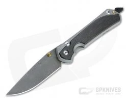 Chris Reeve Large Sebenza 31 Ladder Damascus Bog Oak Inlay Folder 001