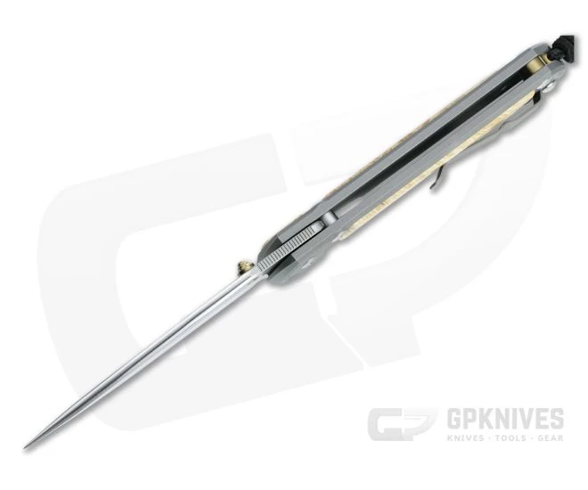 Chris Reeve Large Sebenza 31 Left Handed Box Elder Inlay Folding Knife 001 5 Chris Reeve Large Sebenza 31 Left Handed Box Elder Inlay Folding Knife 001 - Image 3