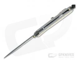 Chris Reeve Large Sebenza 31 Ladder Damascus Box Elder Inlaid Titanium Folding Knife 002 -EDC (Every Day Carry) Shop l31 1112 002 3