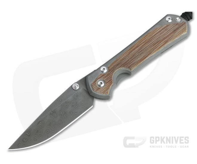 Chris Reeve Large Sebenza 31 Raindrop Damascus Natural Micarta Inlay Folding Knife 001 3 Chris Reeve Large Sebenza 31 Raindrop Damascus Natural Micarta Inlay Folding Knife 001