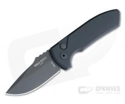 Protech Knives Les George SBR Blackout DLC S35VN Smooth Aluminum Automatic LG403