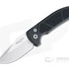 Protech Knives Les George SBR Stonewashed Blade Knurled Black Aluminum Handle LG405 -EDC (Every Day Carry) Shop lg405 1