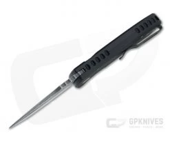 Protech Knives Les George SBR Left Handed Acid Washed S35VN Smooth Black Automatic LG411-LH -EDC (Every Day Carry) Shop lg411 lh 3