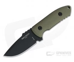 Protech Les George SBR Fixed Black DLC S35VN 3D Green G10 Kydex Sheath EDC Fixed Blade LG511