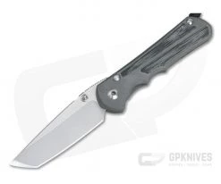Chris Reeve Large Inkosi S45VN Tanto Blade Black Micarta Inlays