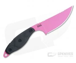 TOPS Knives Lioness Tactical Pink 1095 Black G10 Fixed Blade Knife LION-01 -EDC (Every Day Carry) Shop lion 01 3