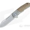 MKM Mikita Terzuola Clap Bolstered Natural Canvas Micarta M390 Liner Lock Flipper LS01-NCT -EDC (Every Day Carry) Shop ls01 nct 1 1