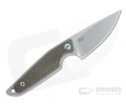MKM x Vox Makro 1 Drop Point Stonewashed M390 Green Micarta Fixed Blade MA01-GC -EDC (Every Day Carry) Shop ma01 gc 3