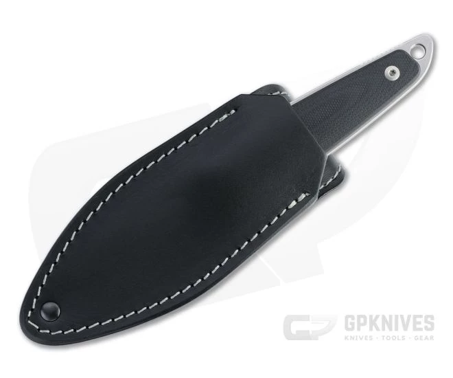 MKM x Vox Makro 2 Sheepsfoot Stonewashed M390 Black G10 Fixed Blade MA02-GBK 4 MKM x Vox Makro 2 Sheepsfoot Stonewashed M390 Black G10 Fixed Blade MA02-GBK - Image 2