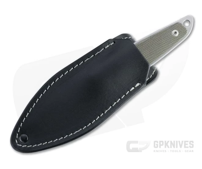 MKM x Vox Makro 2 Sheepsfoot Stonewashed M390 Green Micarta Fixed Blade MA02-GC 4 MKM x Vox Makro 2 Sheepsfoot Stonewashed M390 Green Micarta Fixed Blade MA02-GC - Image 2