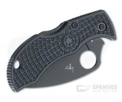 Spyderco Manbug Wharncliffe Black Plain VG10 Black FRN Back Lock MBKWPBK -EDC (Every Day Carry) Shop mbkwpbk 2 1