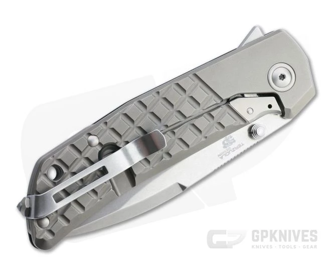 MKM Mikita x Terzuola Maximo Stonewashed M390 Black Micarta Frame Lock Flipper MM-BCT 4 MKM Mikita x Terzuola Maximo Stonewashed M390 Black Micarta Frame Lock Flipper MM-BCT - Image 2