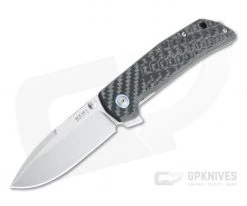 MKM Mikita x Terzuola Maximo Stonewashed M390 Carbon Fiber Frame Lock Flipper MM-CT