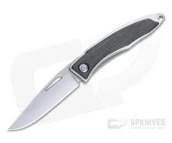 Chris Reeve Mnandi S45VN Bog Oak Wood Inlaid Titanium Dress Carry Folder 009