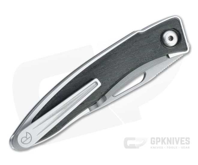 Chris Reeve Mnandi S45VN Bog Oak Wood Inlaid Titanium Dress Carry Folder 012 4 Chris Reeve Mnandi S45VN Bog Oak Wood Inlaid Titanium Dress Carry Folder 012 - Image 2