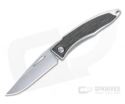 Chris Reeve Mnandi S45VN Bog Oak Wood Inlaid Titanium Dress Carry Folder 015