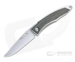 Chris Reeve Mnandi S45VN Bog Oak Wood Inlaid Titanium Dress Carry Folder 016