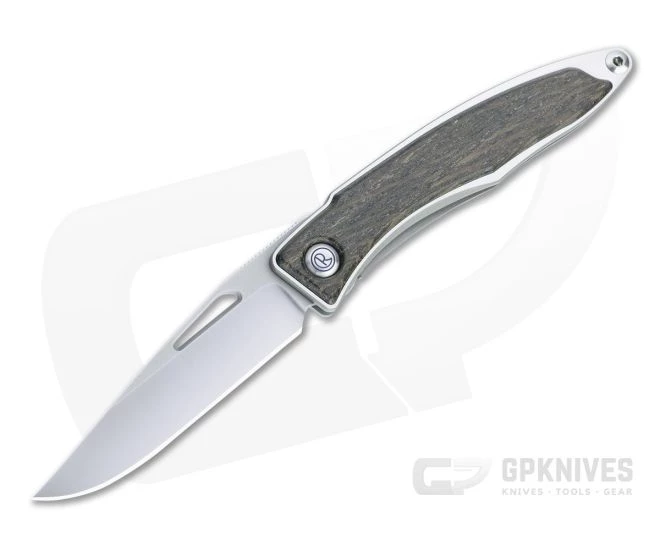Chris Reeve Mnandi S45VN Bog Oak Wood Inlaid Titanium Dress Carry Folder 016 3 Chris Reeve Mnandi S45VN Bog Oak Wood Inlaid Titanium Dress Carry Folder 016