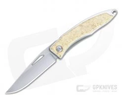 Chris Reeve Mnandi S45VN Box Elder Wood Inlaid Titanium Dress Carry Folder 011