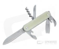 MKM Malga 6 Natural G10 M390 Swiss Army Knife Slip Joint Folder MP06-GN