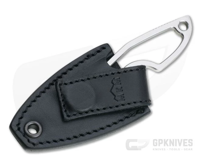 MKM Mikita Mikro 1 Vox Drop Point Stonewashed M390 Skeletonized Neck Knife MR01-N 4 MKM Mikita Mikro 1 Vox Drop Point Stonewashed M390 Skeletonized Neck Knife MR01-N - Image 2