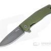 LionSteel Myto Black Stonewashed M390 Green Aluminum Frame Lock Flipper MT01A-GB -EDC (Every Day Carry) Shop mt01a gb 1