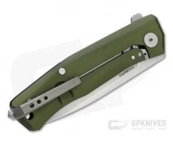 LionSteel Myto Stonewashed M390 Green Aluminum Frame Lock Flipper MT01A-GS -EDC (Every Day Carry) Shop mt01a gs 2