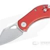 GiantMouse ACE Nibbler Liner Lock Satin N690 Red Aluminum Folder -EDC (Every Day Carry) Shop nibbler alu red 1
