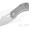 GiantMouse ACE Nibbler Liner Lock Satin 20CV Gray Titanium Folder -EDC (Every Day Carry) Shop nibbler titanium 1