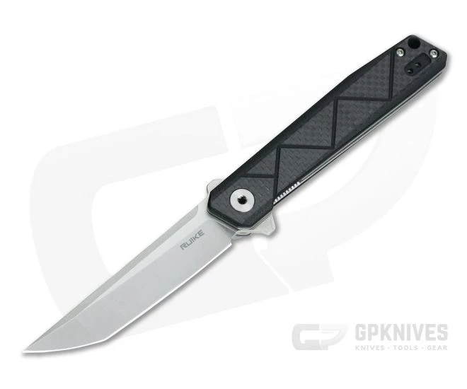 RUIKE P127-CB Tanto 14C28N Carbon Fiber G10 Tactical Liner Lock Flipper 3 RUIKE P127-CB Tanto 14C28N Carbon Fiber G10 Tactical Liner Lock Flipper