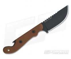 TOPS Knives Pit Stop 3 Black 1095 Tan Canvas Micarta -EDC (Every Day Carry) Shop psk 01 3