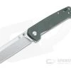 QSP Knives Penguin Sheepsfoot Satin D2 Green Micarta Liner Lock Folder -EDC (Every Day Carry) Shop qs130 c 1
