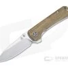 QSP Knives Hawk Satin S35VN Verawood Liner Lock Flipper