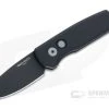 Protech Runt 5 Reverse Tanto Black DLC 20CV Smooth Black Aluminum Automatic R5203 -EDC (Every Day Carry) Shop r5203 1
