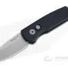 Protech Runt 5 Reverse Tanto Stonewashed 20CV Textured Black Aluminum Automatic R5205 -EDC (Every Day Carry) Shop r5205