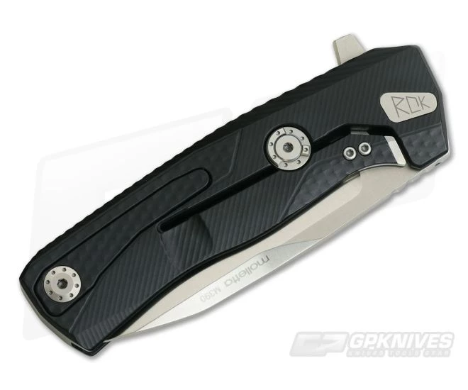 LionSteel ROK H.WAYL Hidden Clip Black Aluminum M390 Flipper ROK A BS 4 LionSteel ROK H.WAYL Hidden Clip Black Aluminum M390 Flipper ROK A BS - Image 2
