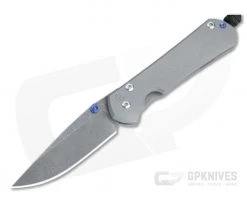 Chris Reeve Small Sebenza 31 Boomerang Damascus Titanium Folding Knife 003