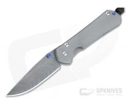 Chris Reeve Small Sebenza 31 Boomerang Damascus Titanium Folding Knife 004