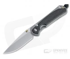 Chris Reeve Small Sebenza 31 Stonewashed S45VN Bog Oak Inlay Folding Knife 004