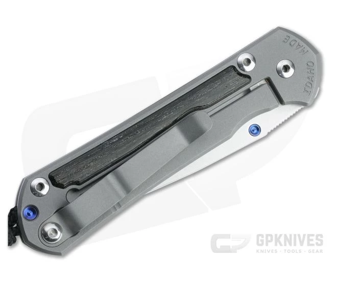 Chris Reeve Small Sebenza 31 Stonewashed S45VN Blue Lug Bog Oak Inlay Folder 008 4 Chris Reeve Small Sebenza 31 Stonewashed S45VN Blue Lug Bog Oak Inlay Folder 008 - Image 2