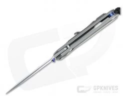 Chris Reeve Small Sebenza 31 Stonewashed S45VN Blue Lug Bog Oak Inlay Folder 010 -EDC (Every Day Carry) Shop s31 1100 010 3