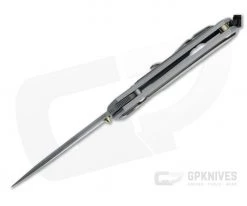 Chris Reeve Small Sebenza 31 Boomerang Damascus Bog Oak Inlaid Folding Knife 001 -EDC (Every Day Carry) Shop s31 1102 001 3